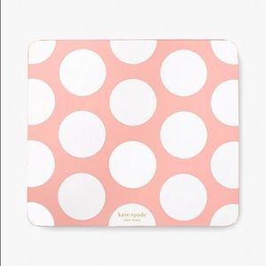 Kate Spade Peach Jumbo Dot Mouse Pad NWT